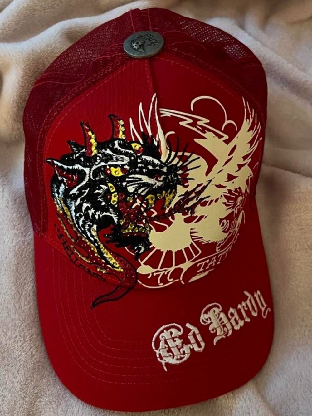 Ed Hardy Women's Red Hat